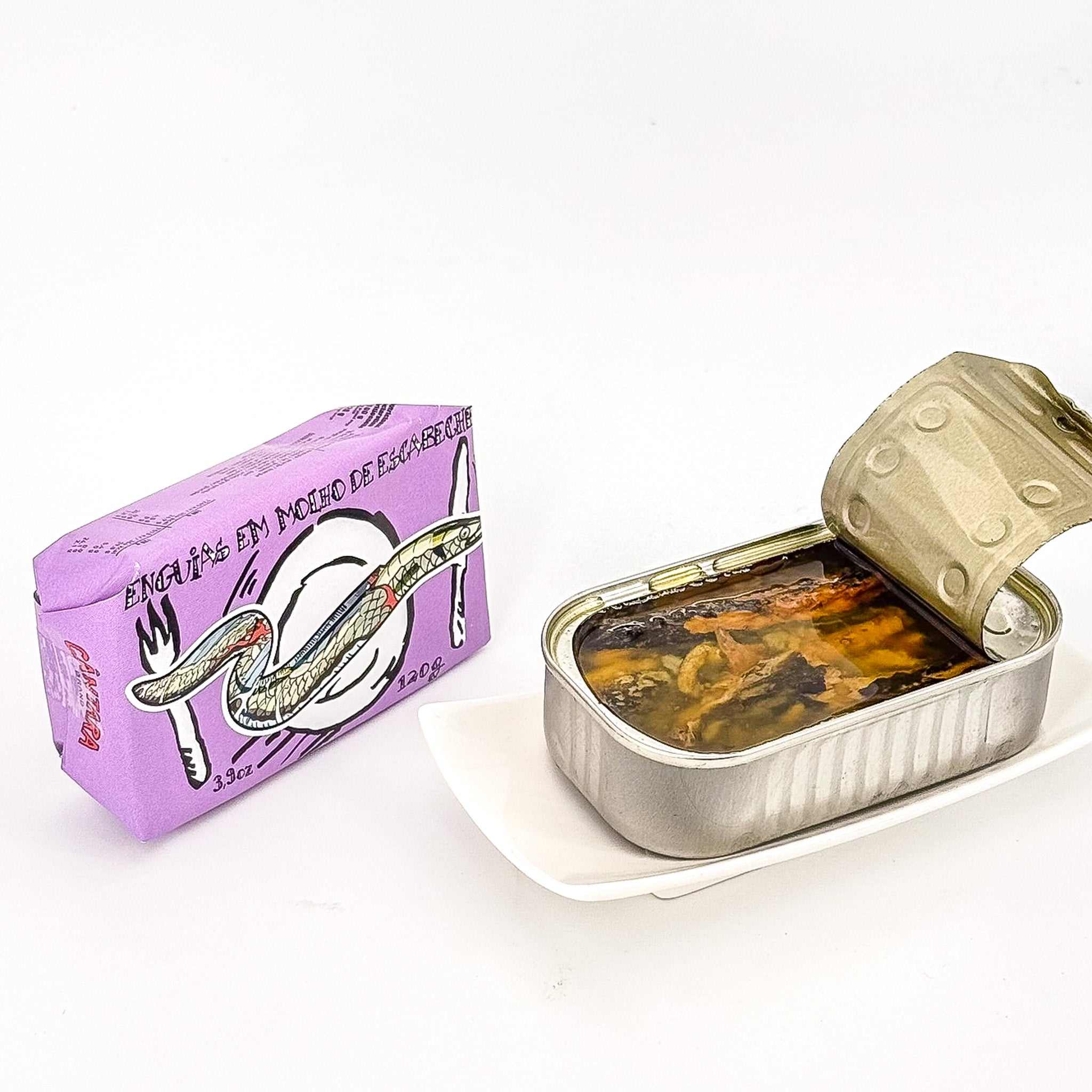 Aal in Escabeche-Sauce / Cântara / Enguias em molho escabeche, 120g - Image 3
