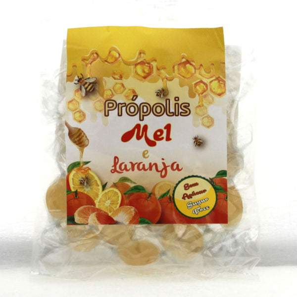 Bonbons Propolis-Honig-Orange / Apicortes / Rebuçados de própolis, mel e laranja, 75g