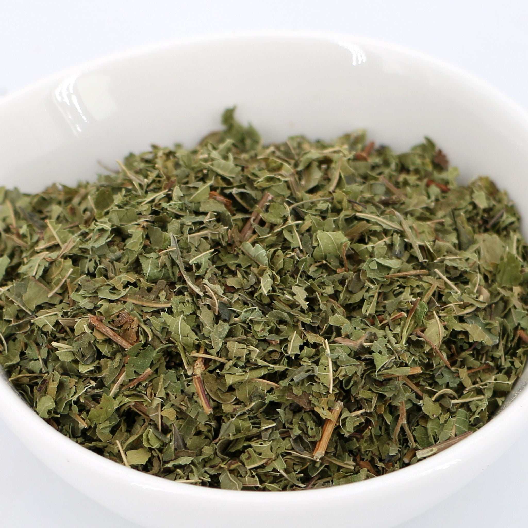 Eisenkrautblätter (Zitronenverbene) geschnitten / Folhas de verbena (lúcia-lima) secas, 50g
