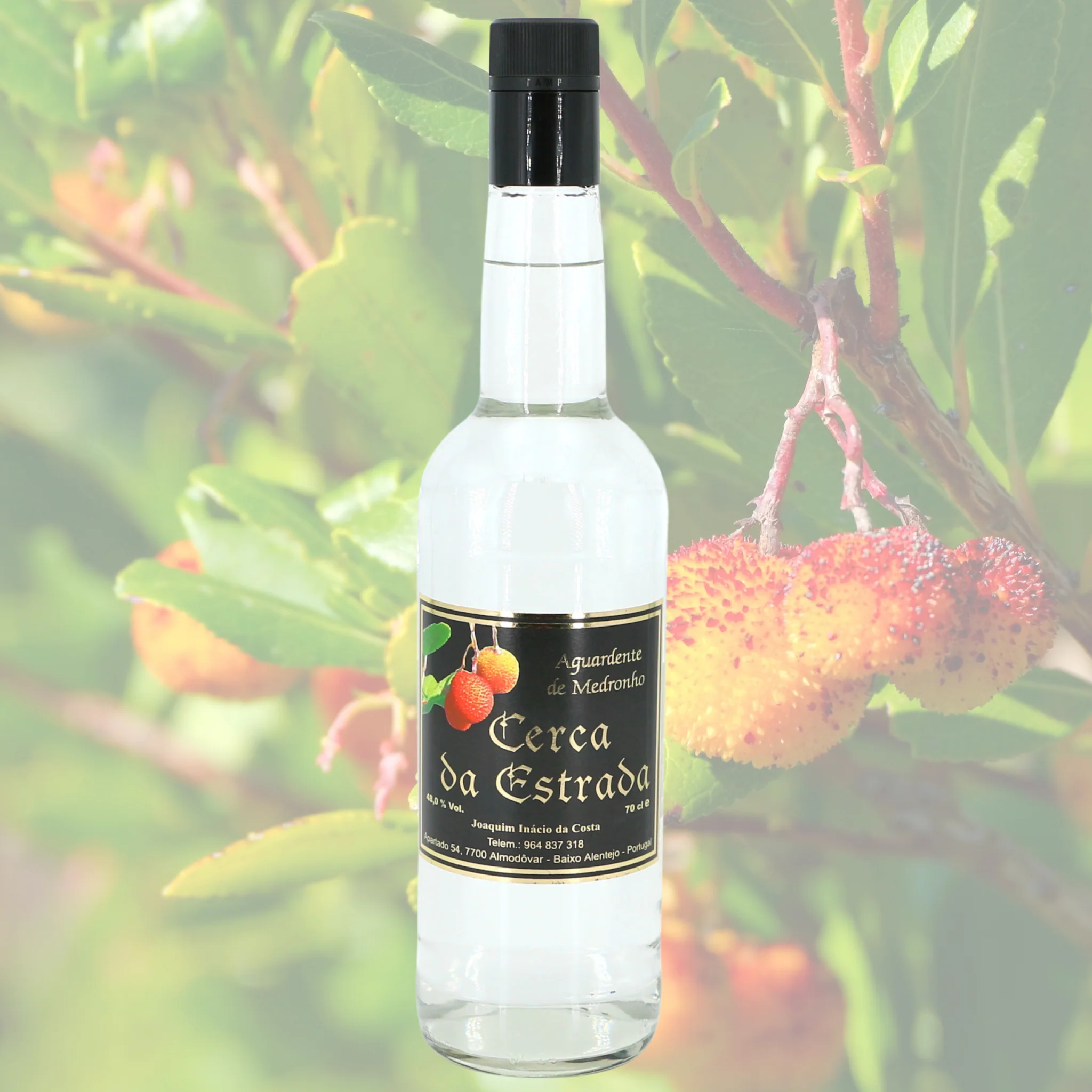 Erdbeerbaum Brand Feuerwasser / Medronho Cerca da Estrada, 700ml