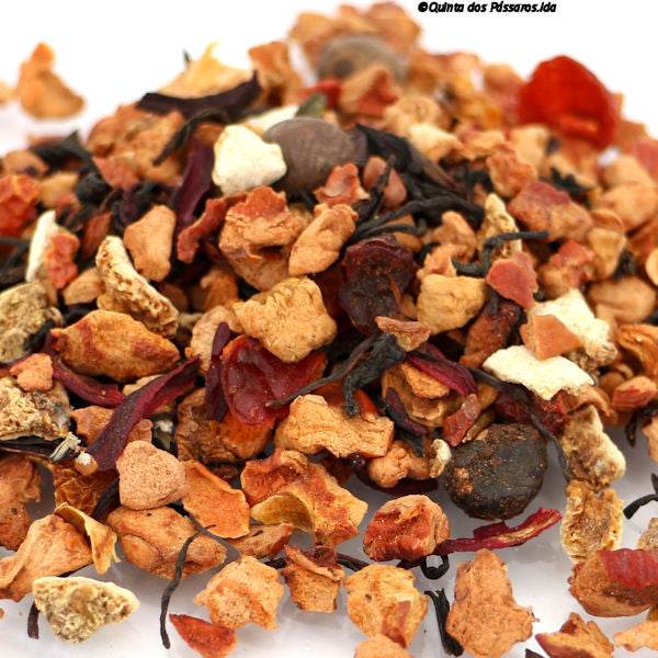 Früchtetee WakeUp mit Guarana / Chá de frutas WakeUp com guaraná, 100g