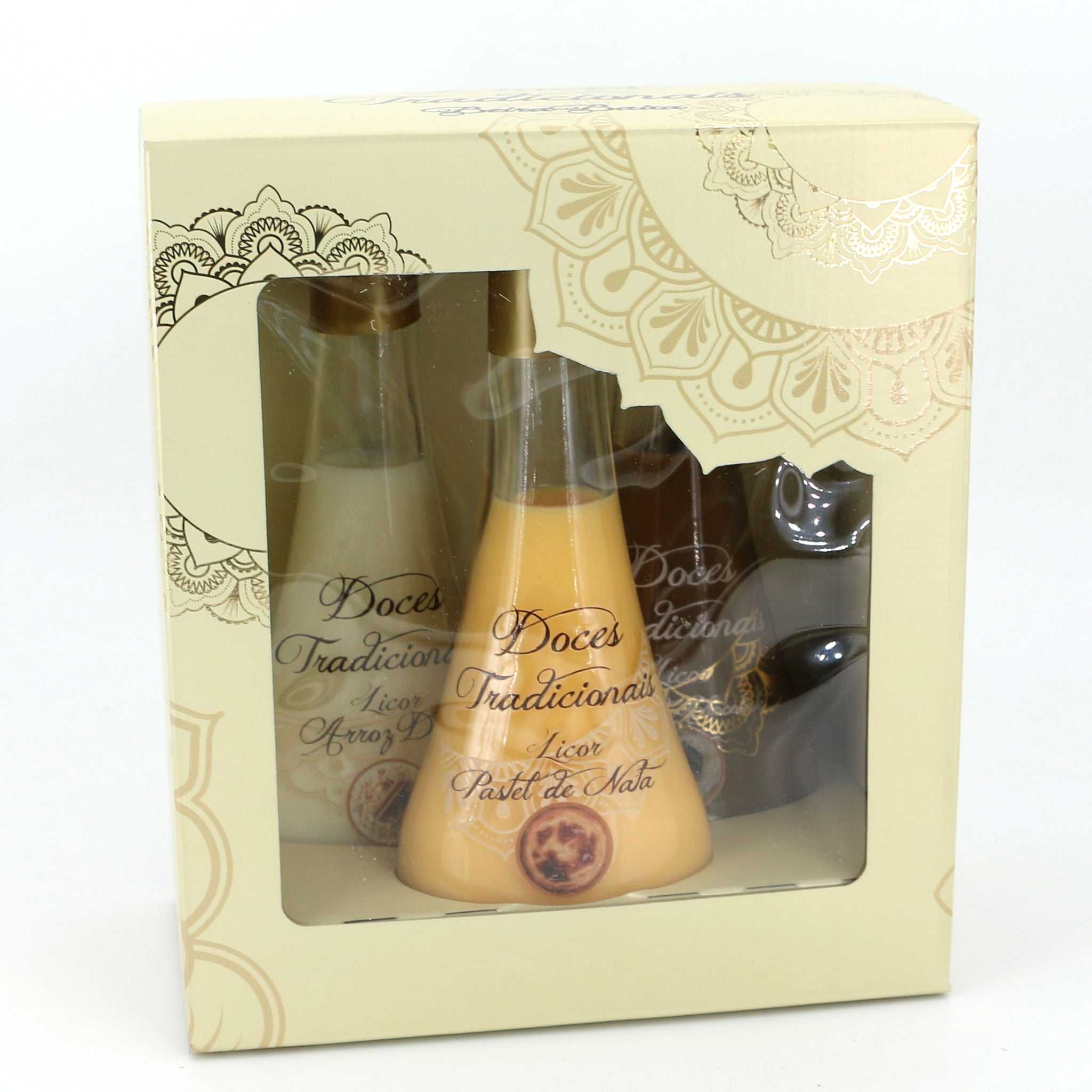 Geschenkset 3 Liköre / Licores doces tradicionais, 3x100ml - Image 2