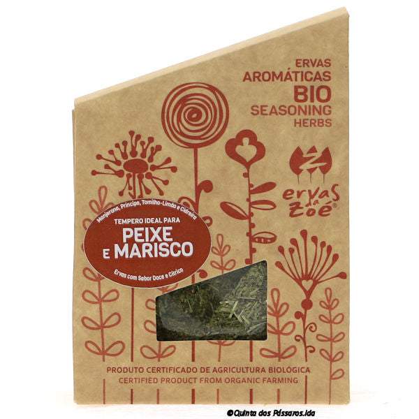 BIO Gewürzmischung Fisch / Ervas da Zoé / Mistura ervas para peixe e marisco, 15g