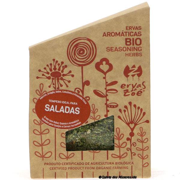 BIO Gewürzmischung Salate / Ervas da Zoé / Mistura ervas para saladas, 15g
