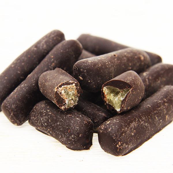 Ingwerstäbchen in Zartbitterschokolade / Gengibre com chocolate negro, 200g