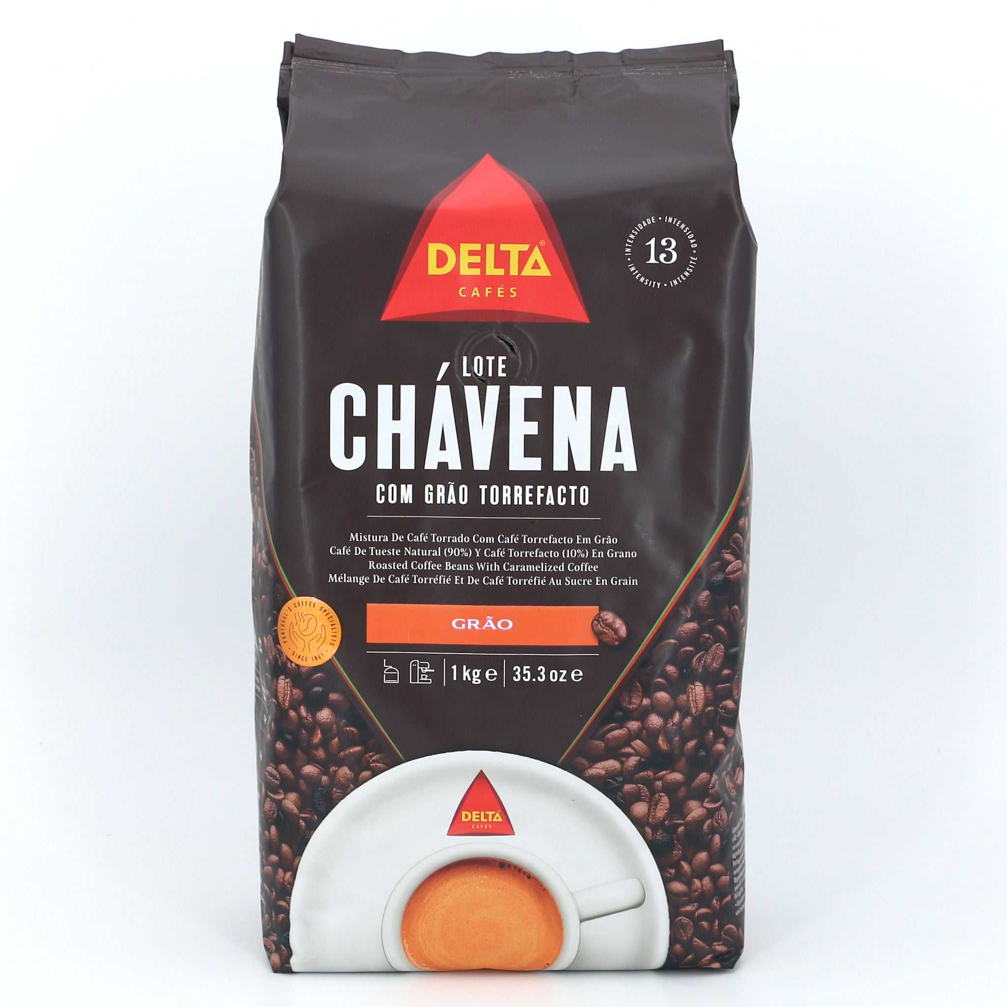 Kaffee Chávena Torrefacto, ganze Bohne / Delta / Café, Lote chávena torrefacto, grão, 1Kg