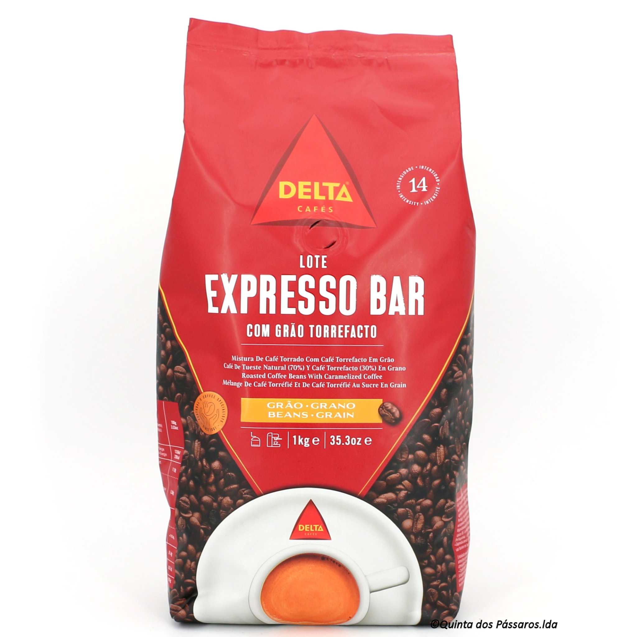 Kaffee Espresso Bar ganze Bohne, spezielle Röstung / Delta / Café, expresso bar, grão, 1Kg