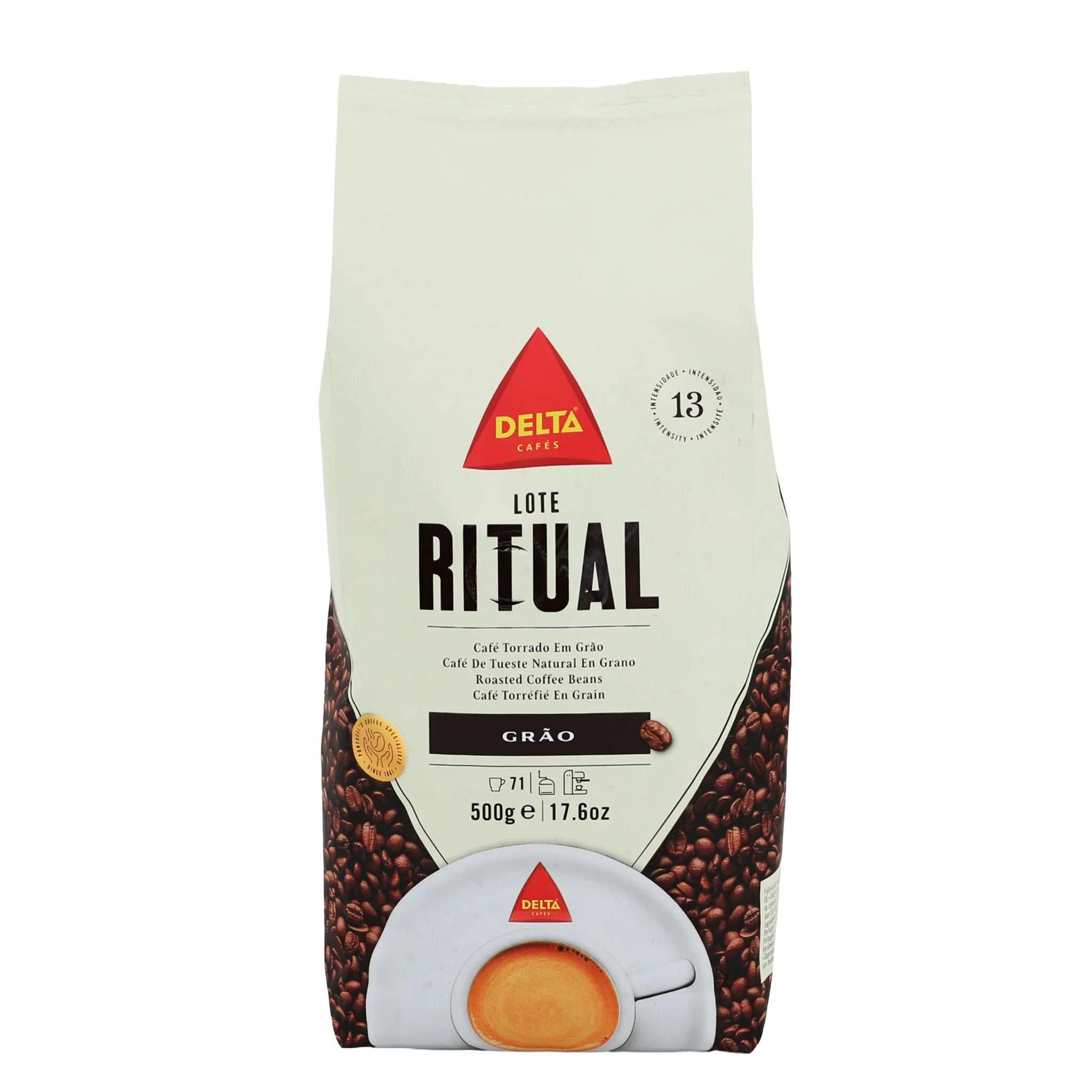 Kaffee RITUAL Intensiv ganze Bohne / Delta / Café ritual intense grão, 500g