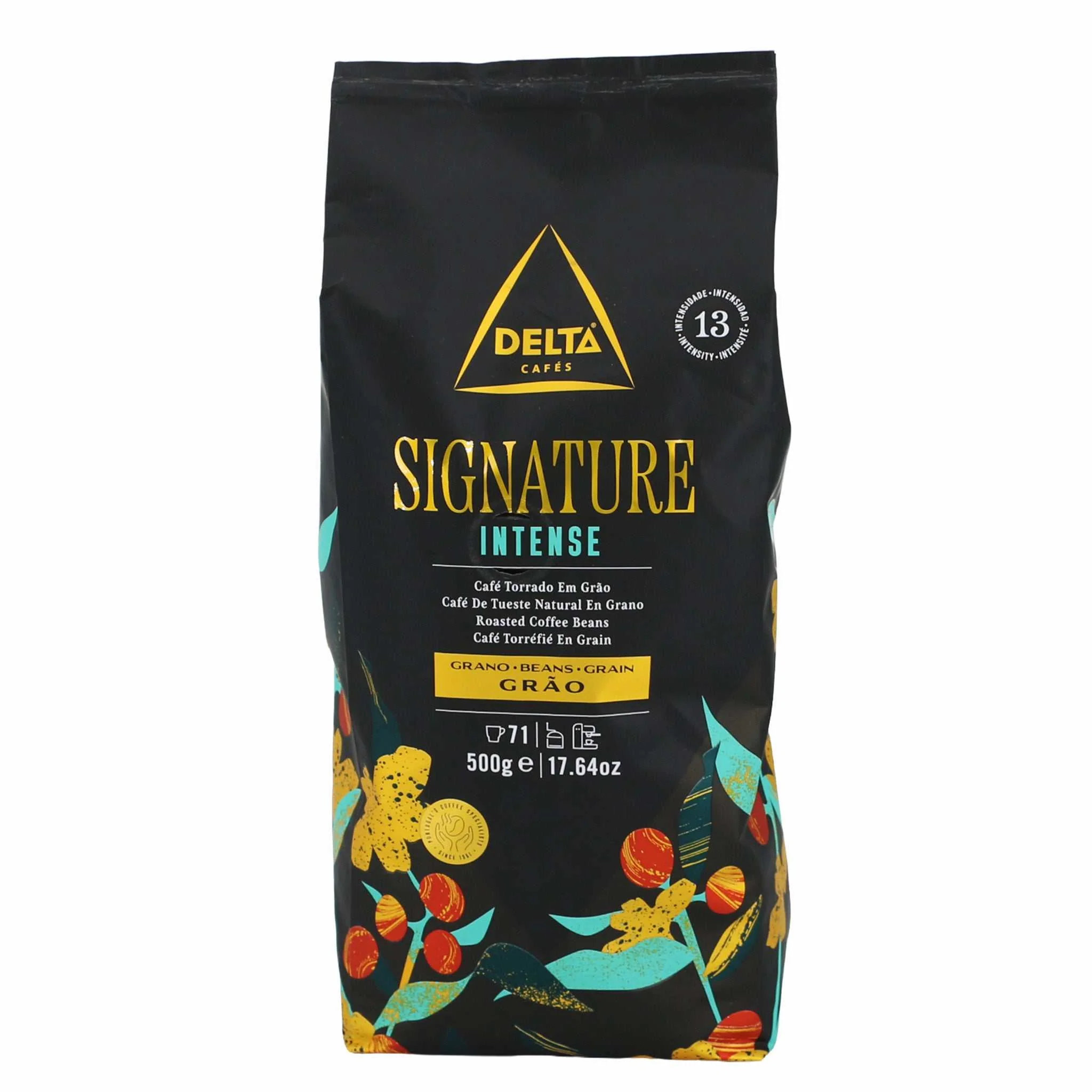 Kaffee Signature Intensiv ganze Bohne / Delta / Café signature intense grão, 500g