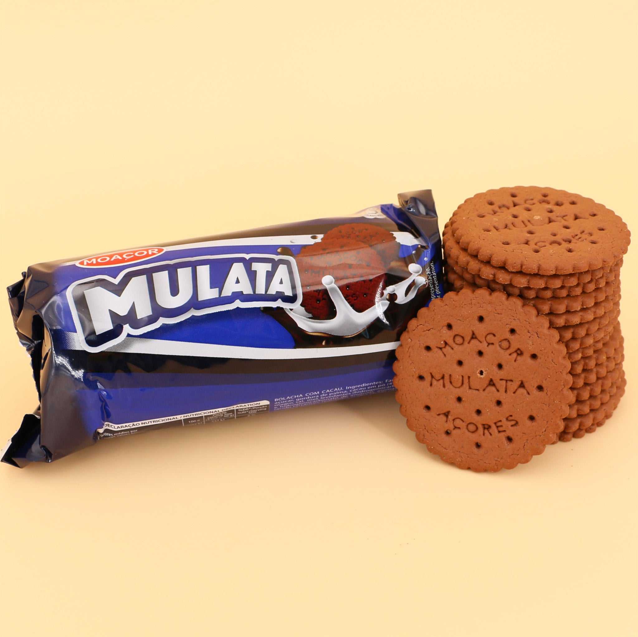 Kakaokekse Azoren / Moaçor / Bolachas mulata, 175g