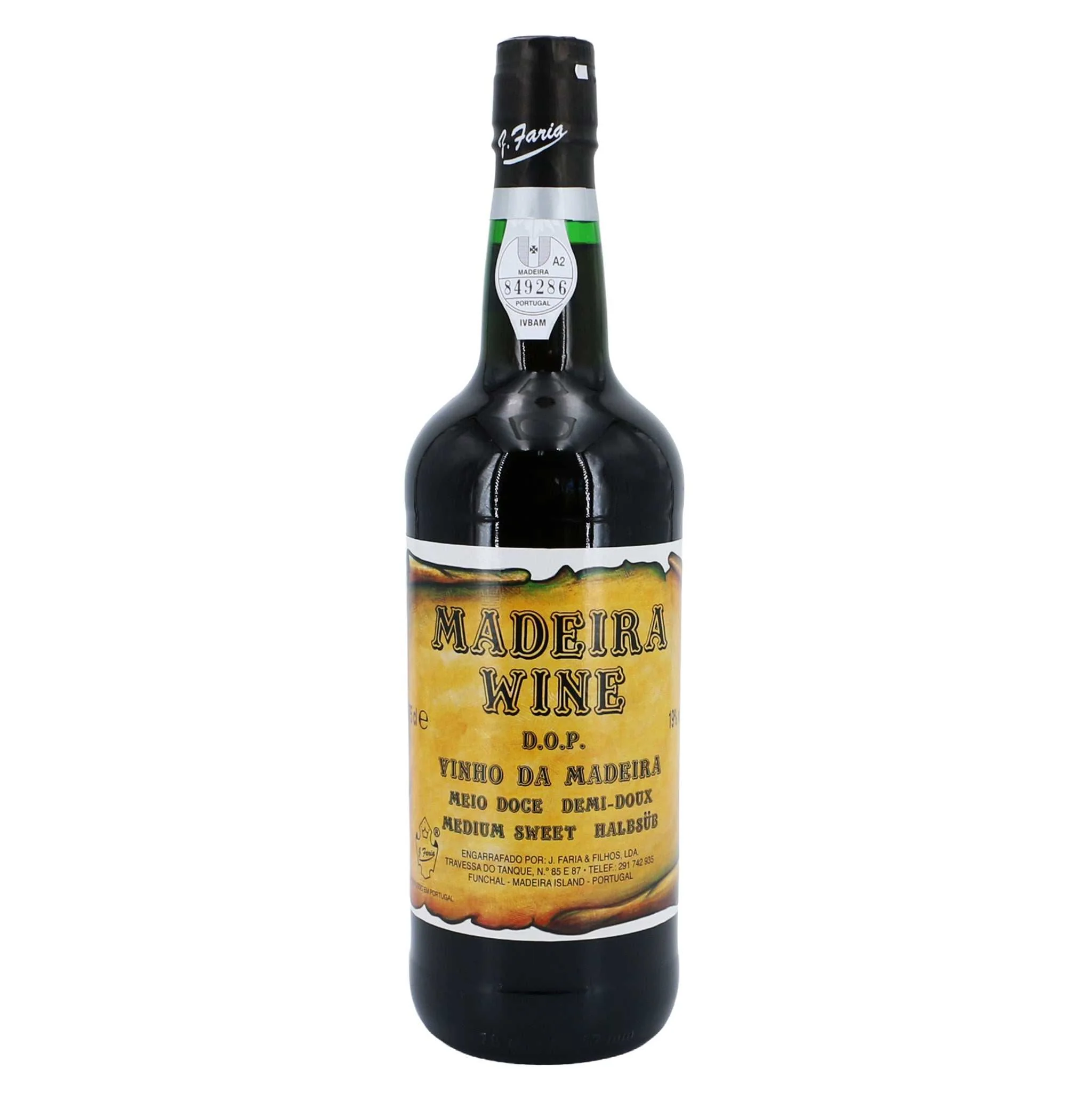 Madeirawein, halbsüß / Vinho da Madeira, meio doce, 750ml