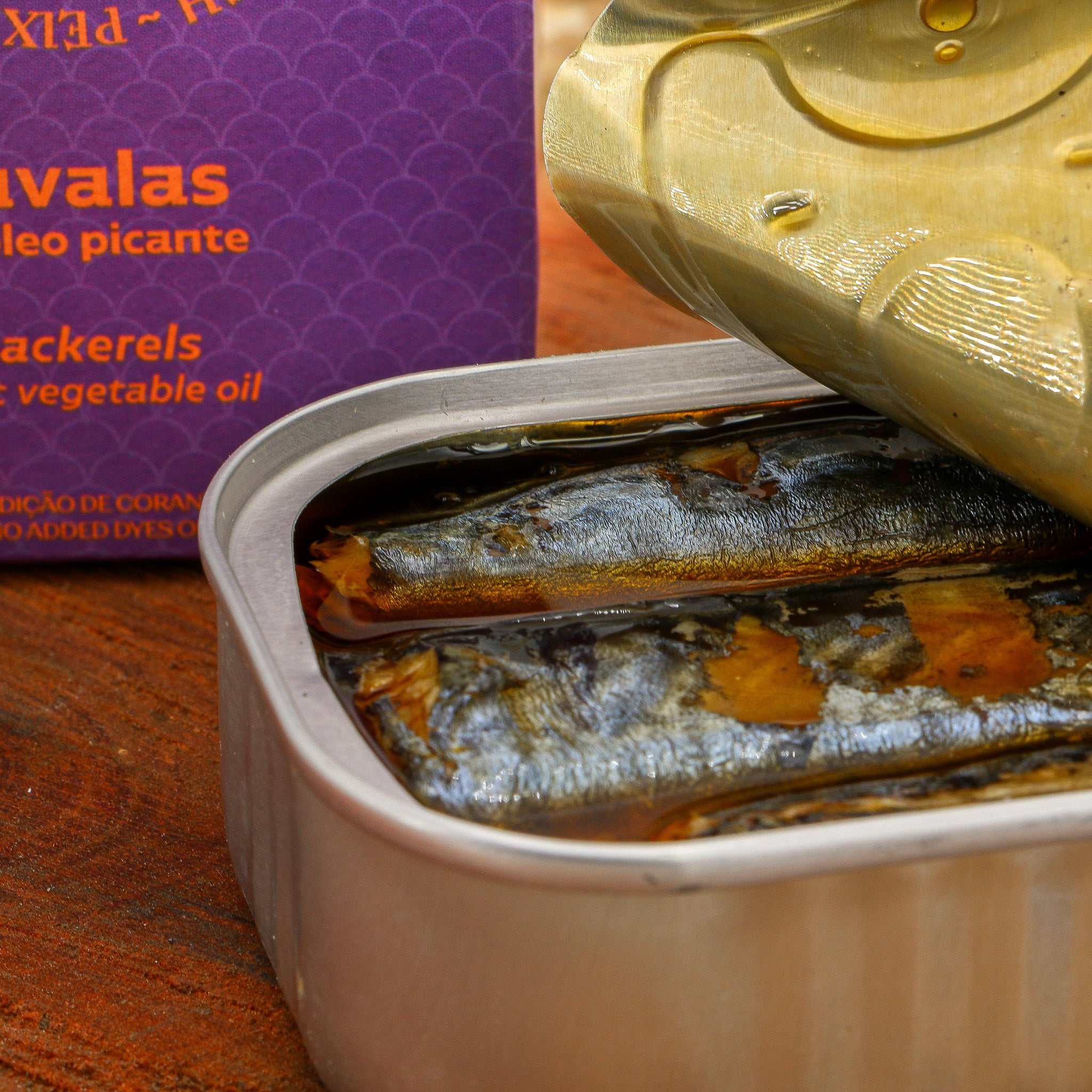 Makrele in Pflanzenöl pikant / Manná / Cavalas em óleo picante, 120g - Image 3