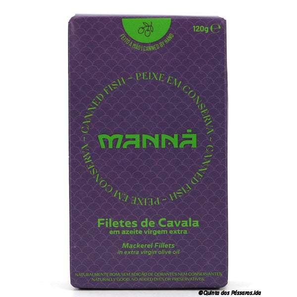Makrelen-Filets in Olivenöl / Manná / Filetes de cavala em azeite, 120g