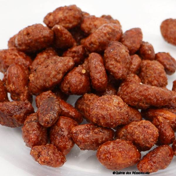 Mandelkerne gebrannt mit Zimt und Zucker / Amêndoas caramelizadas, 200g