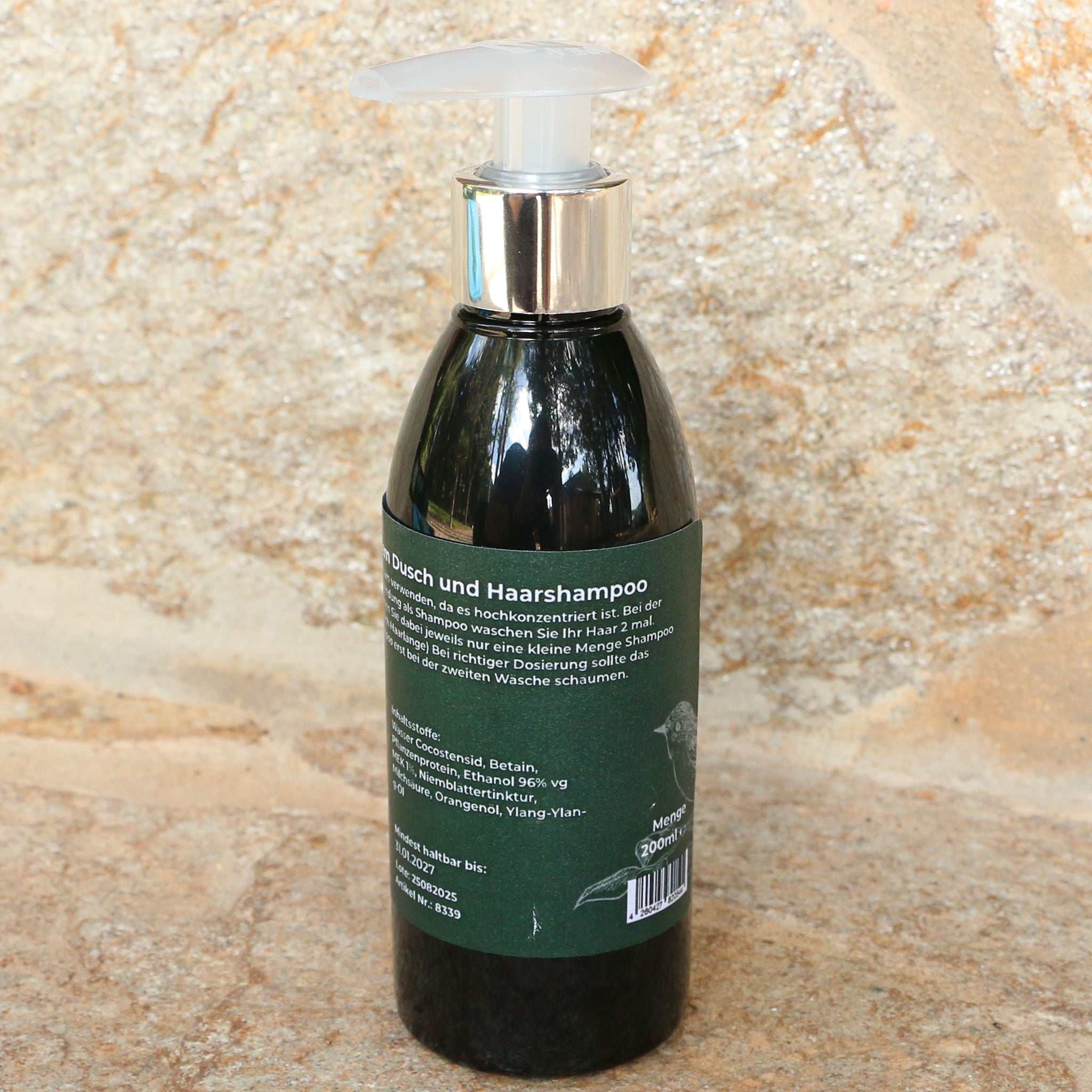 Niem Dusch- und Haarshampoo / Champô de neem, 200ml