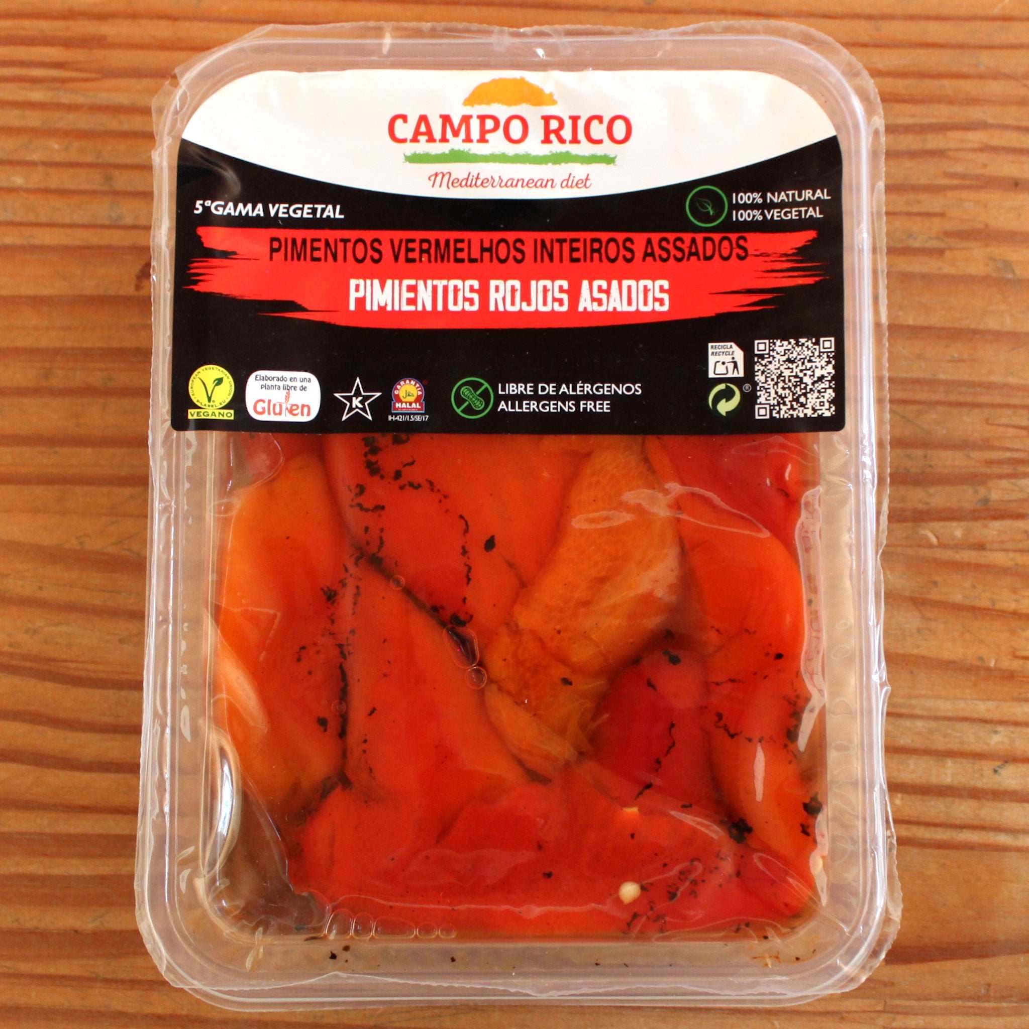 Paprika rot gegrillt & eingelegt / Campo Rico / Pimentos vermelhos assados, 500g - Image 2