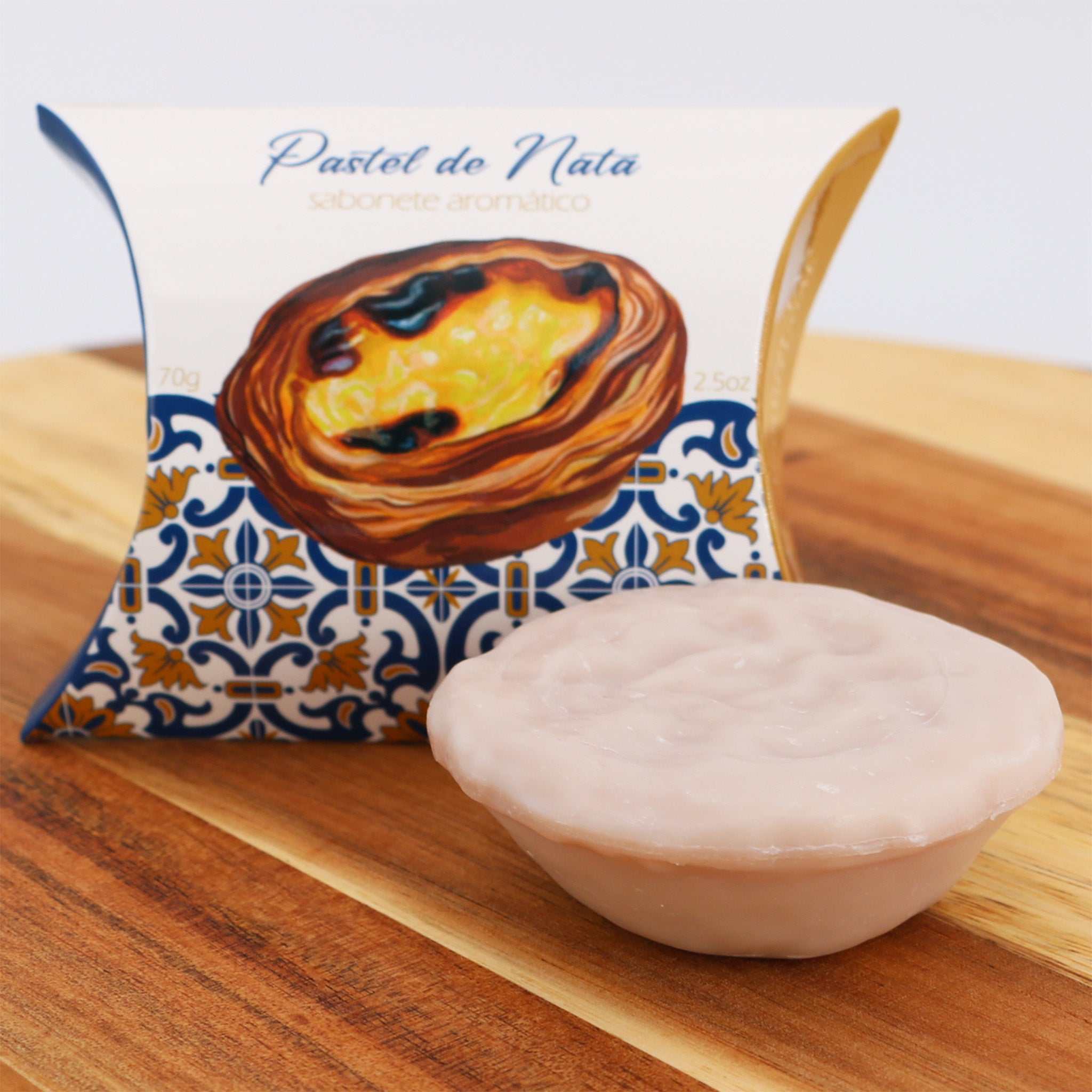 Seife Pastel de Nata / Essências de Portugal / Sabonete Pastel de Nata, 70g