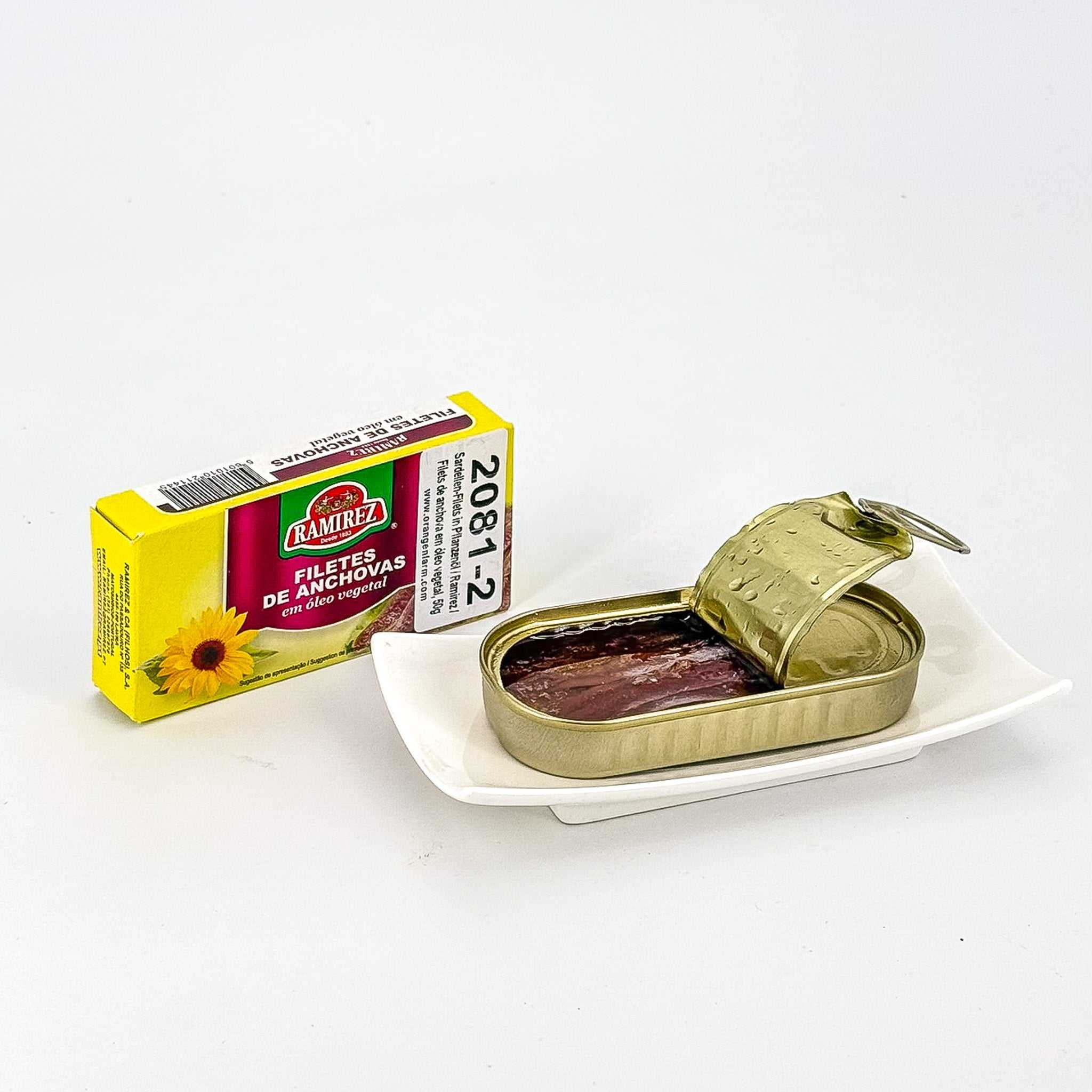 Sardellen-Filets in Pflanzenöl / Ramirez / Filets de anchova em óleo vegetal, 40g - Image 2