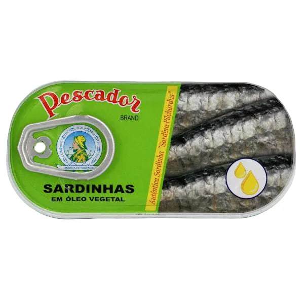 Sardine in Sonnenblumenöl / Pescador / Sardinhas em óleo vegetal, 56g