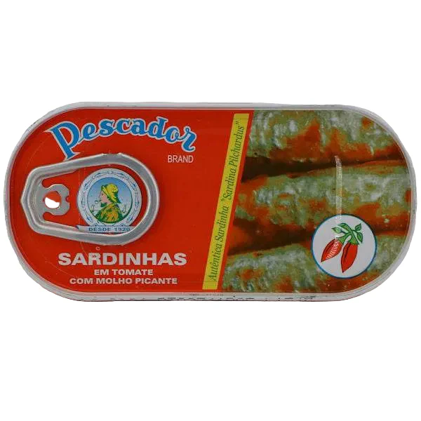 Sardine in Tomate pikant / Pescador / Sardinhas em tomate piri piri, 54g