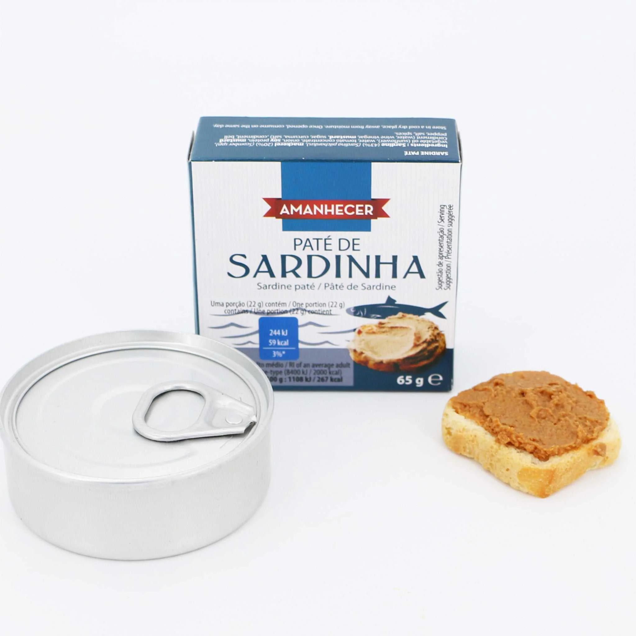 Sardinen Paté / Paté de sardinha amanhecer, 65g