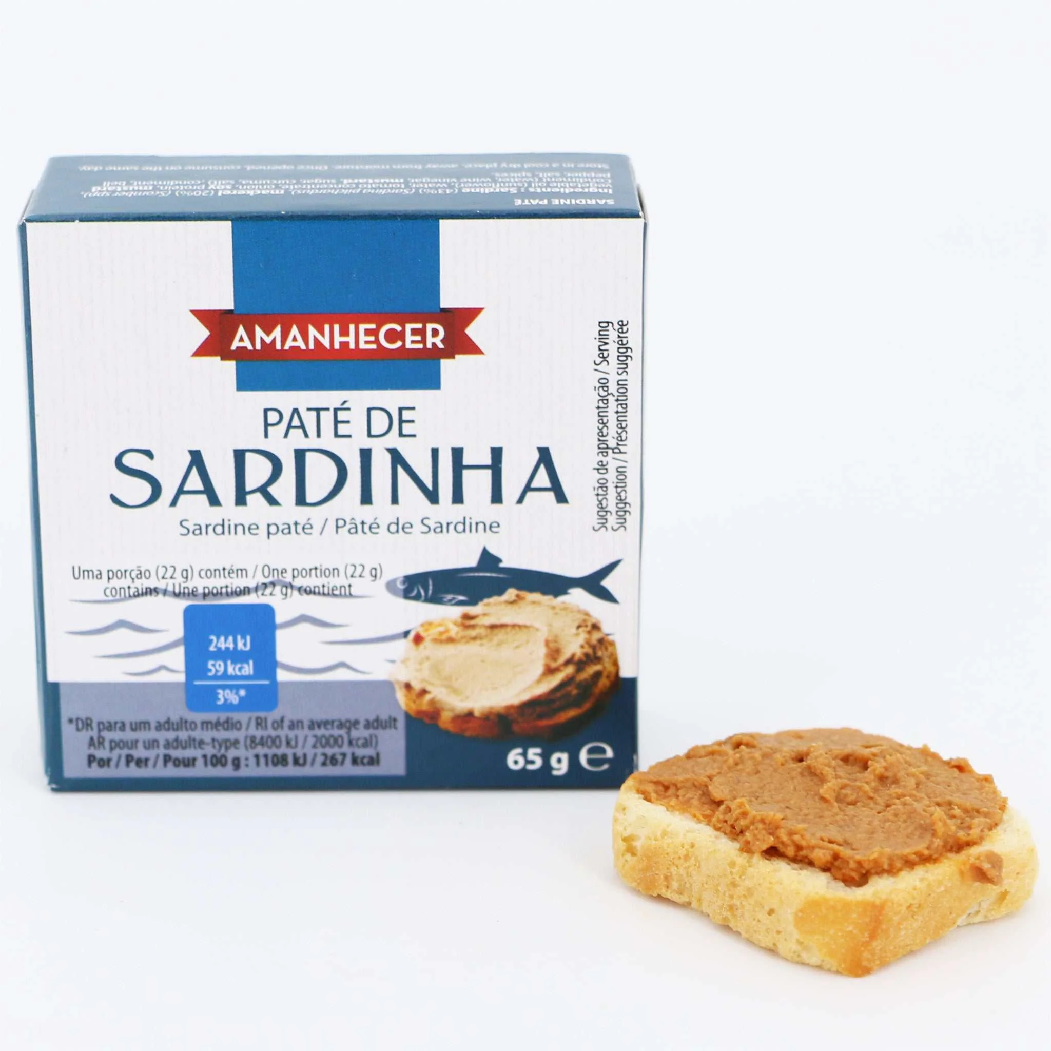 Sardinen Paté / Paté de sardinha amanhecer, 65g - Image 3