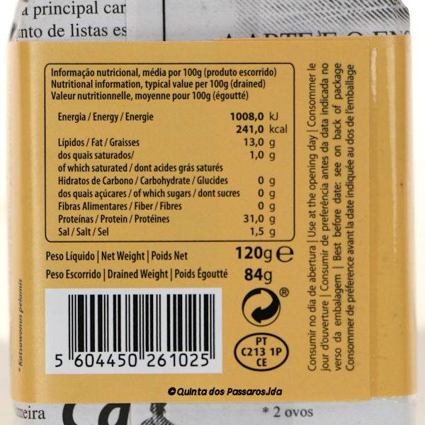 Thunfisch-Filets in Olivenöl mit Ingwer / Santa Catarina / Filet de atum em azeite com gengibre, 120g - Image 2