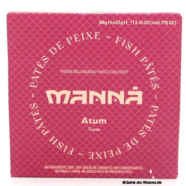 Thunfisch Paté / Manná / Paté de atum, 4 x 22g