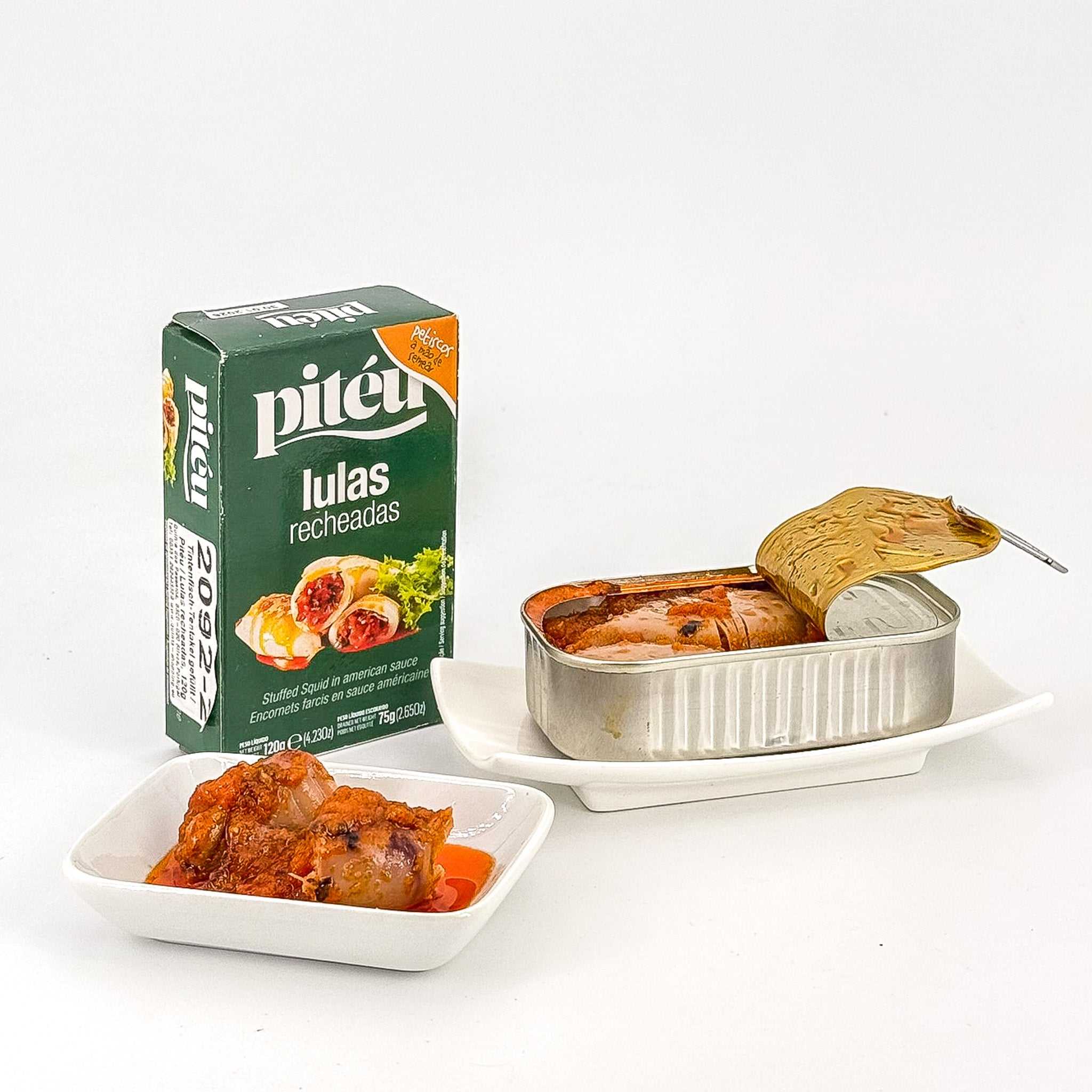 Tintenfischtentakel gefüllt / Pitéu / Lulas recheadas, 115g - Image 4