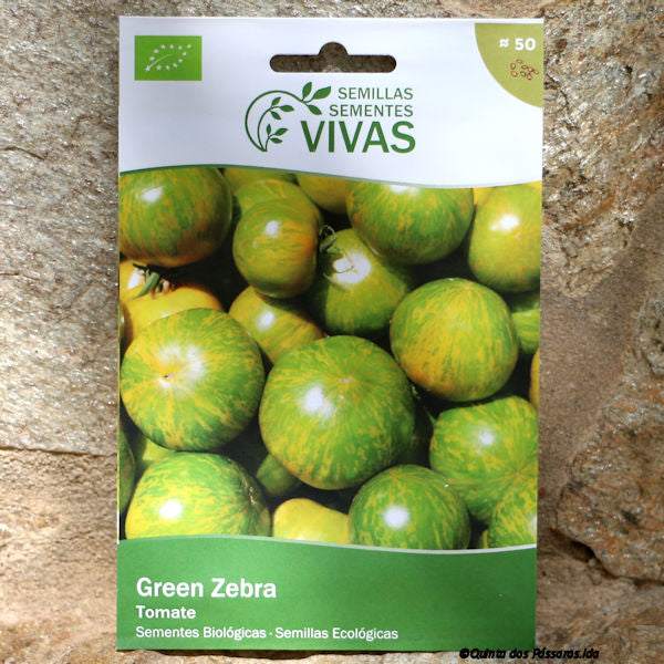 Tomate Green Zebra Saatgut / Sementes de tomate green zebra, Bio, unidade