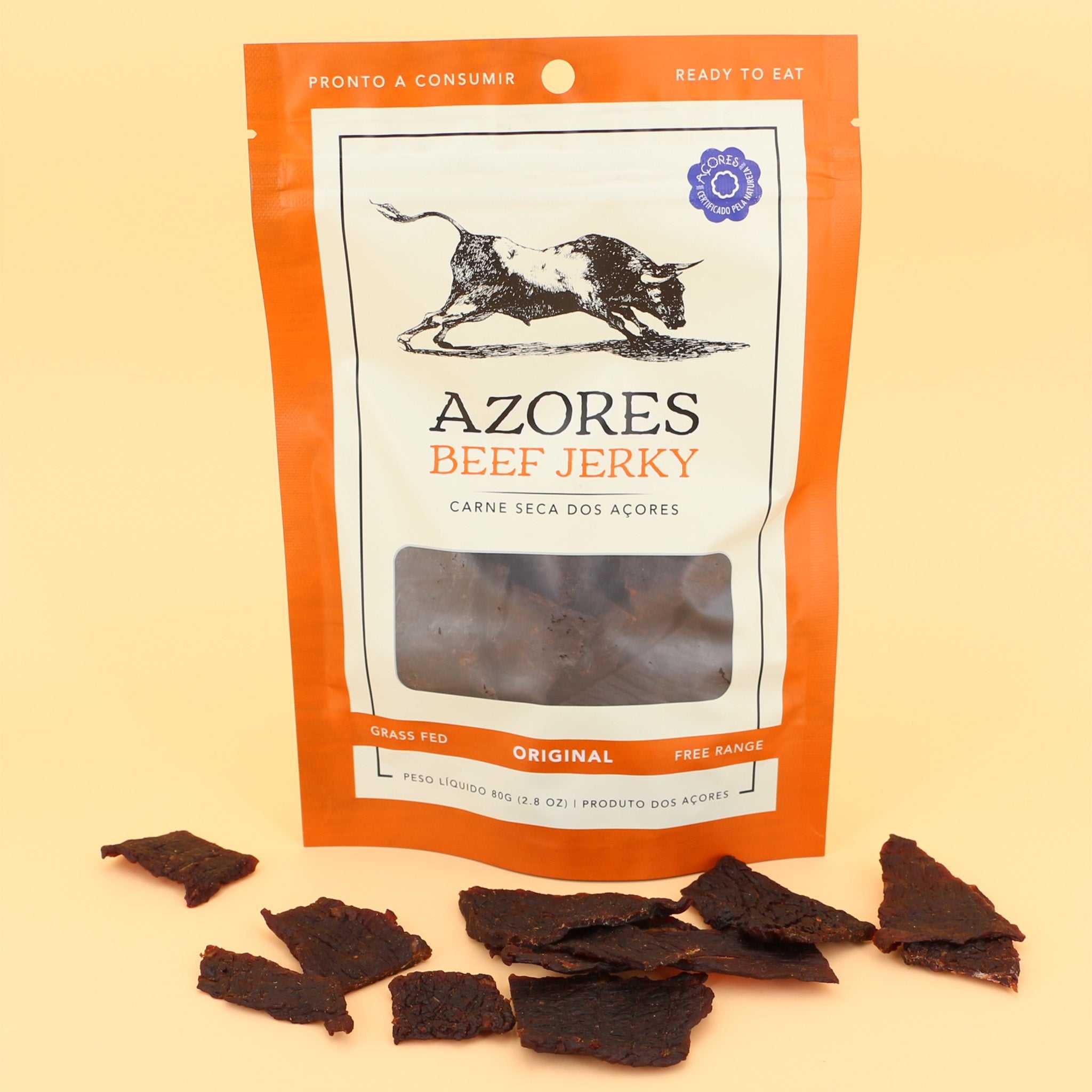 Trockenfleisch der Azoren / Azores Beef Jerky / Carne seca açores, 80g - Image 3