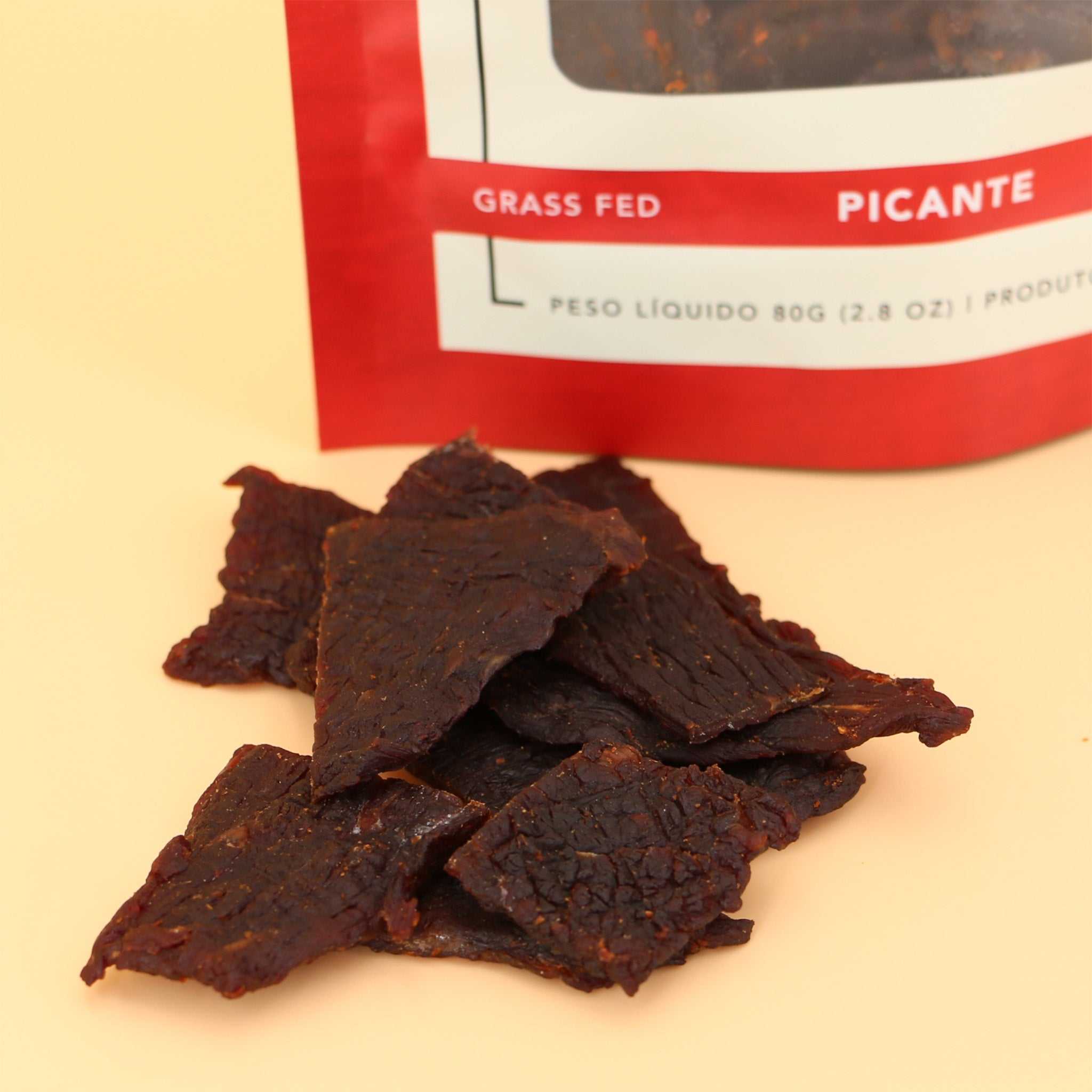 Trockenfleisch Pikant der Azoren / Azores Beef Jerky / Carne seca picante açores, 80g - Image 2
