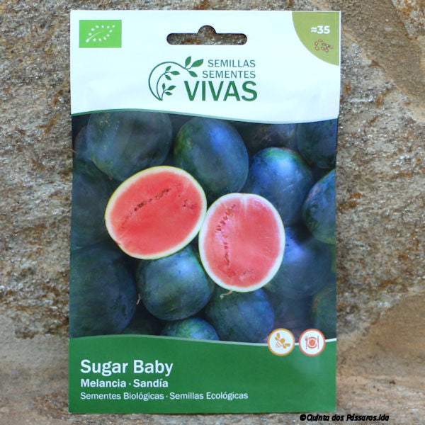 Wassermelone Sugar Baby Saatgut / Sementes de melancia sugar baby, Bio, unidade