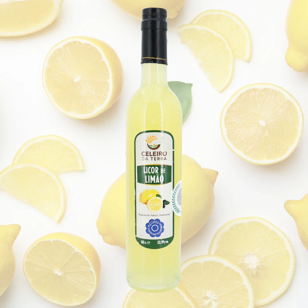 Zitronenlikör der Azoren / Celeiro da Terra / Licor de limão, 500ml